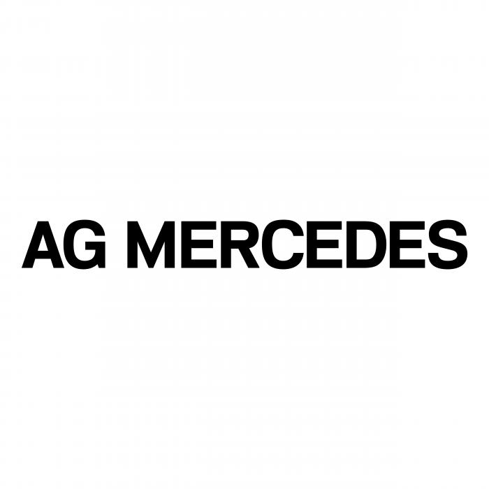 AG Mercedes logo black