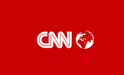 CNN inverted logo, red and white