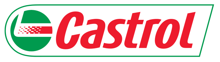 Castrol logo, 2D, white