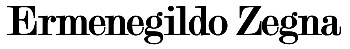 Ermenegildo Zegna logo, white bg