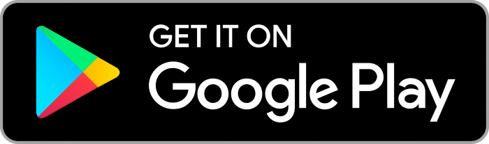 Google Play logo black