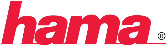 Hama logo, white