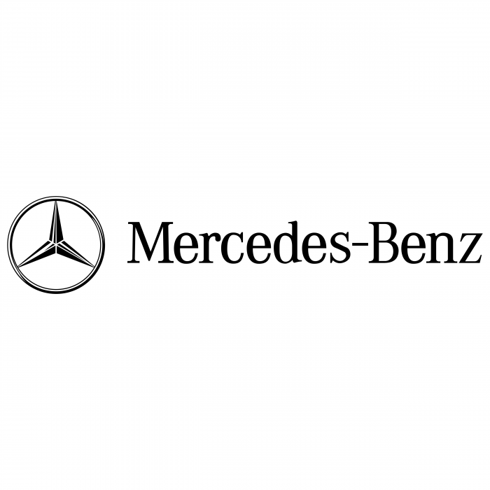 Mercedes Benz logo cercle black