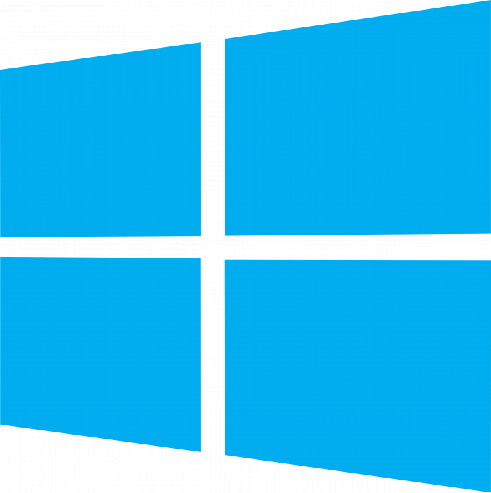 Microsoft logo blue