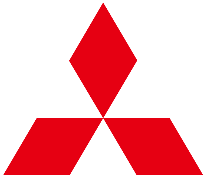 Mitsubishi red logo, no text