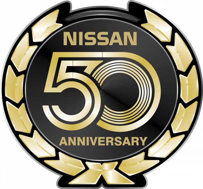 Nissan 50 logo anniversary