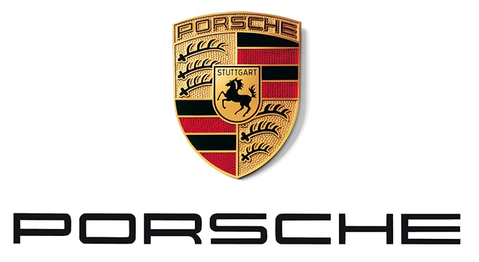 Porsche logo - white background