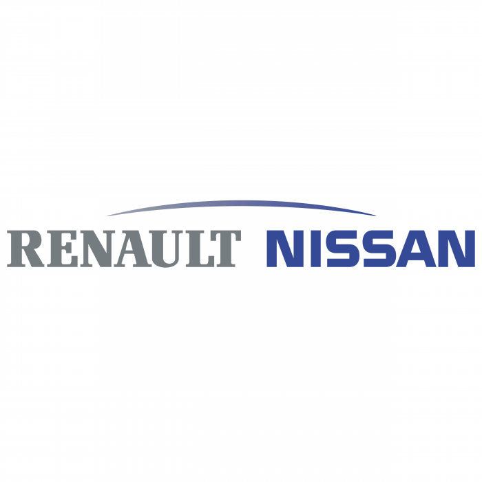 Renault Nissan logo blue