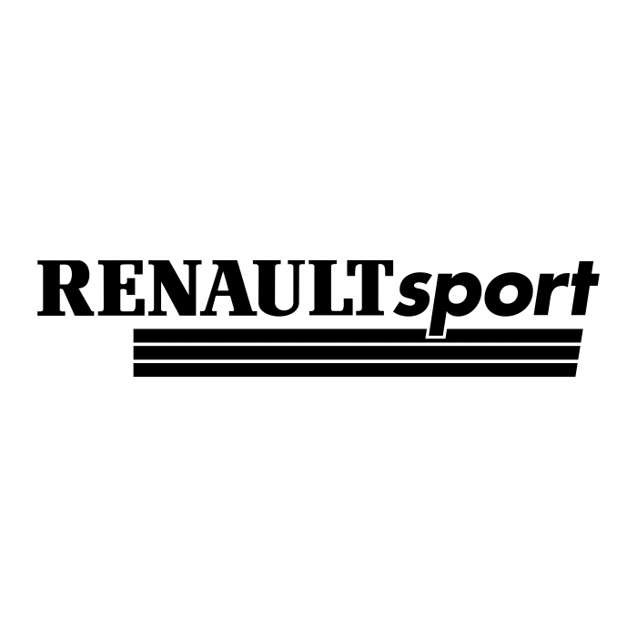 Renault Sport logo black