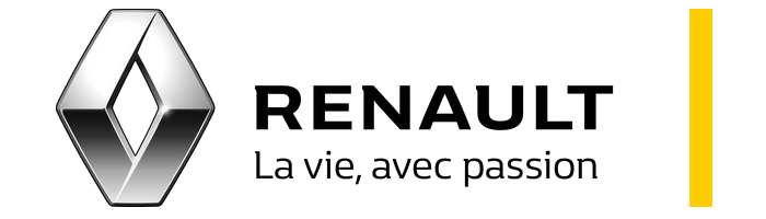 Renault logo - French version, vith slogan