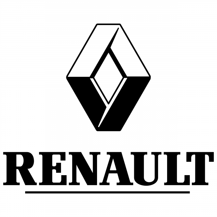 Renault logo black