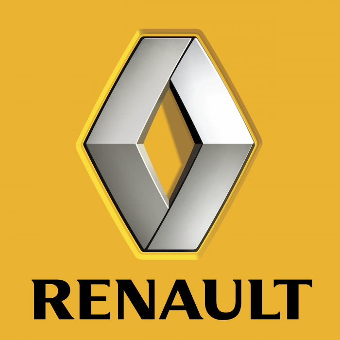 Renault logo yellow