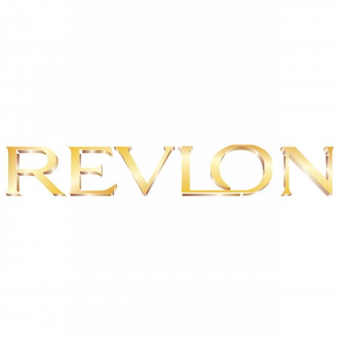 Revlon logo gold