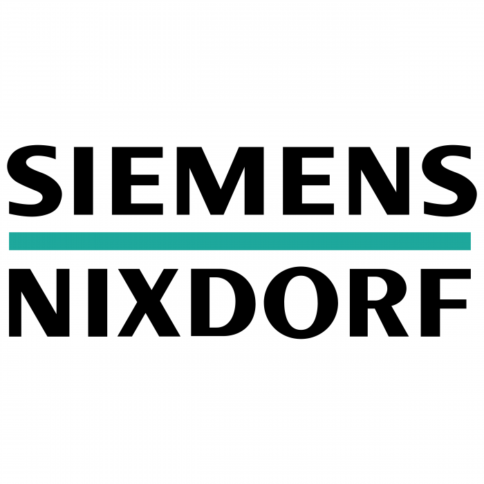 Siemens Nixdorf logo blue