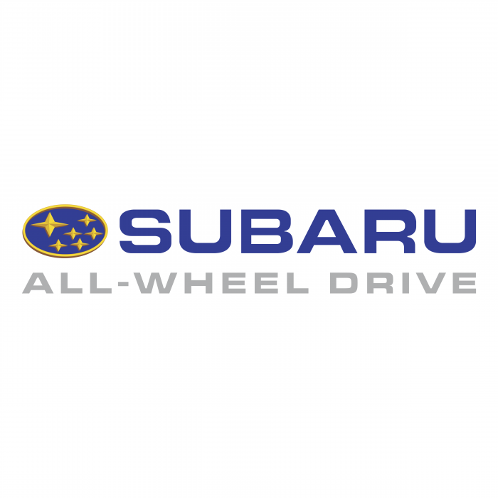 Subaru logo silver
