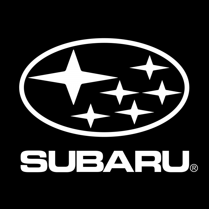 Subaru logo white