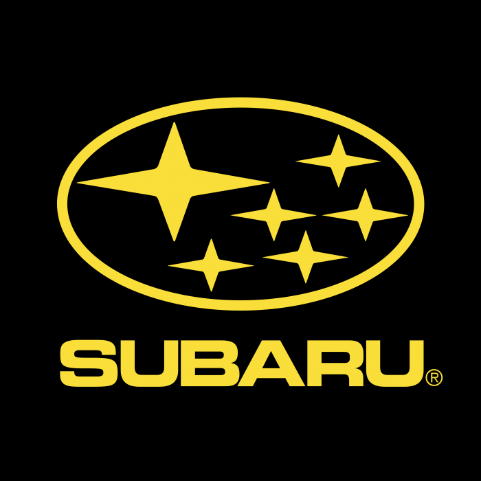 Subaru logo yellow