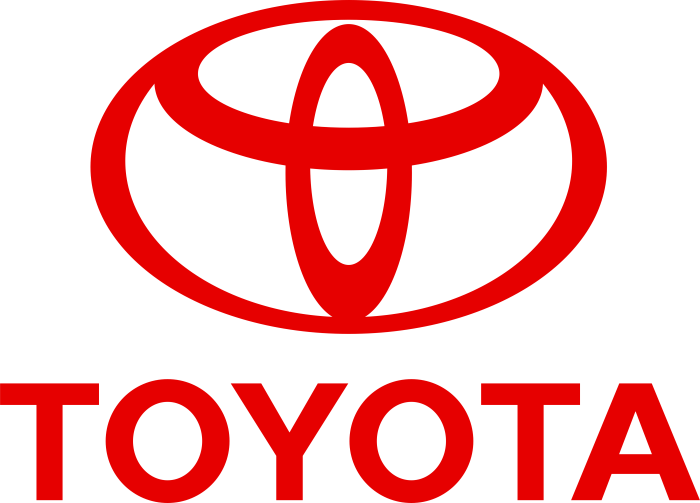 Toyota logo, red, 2