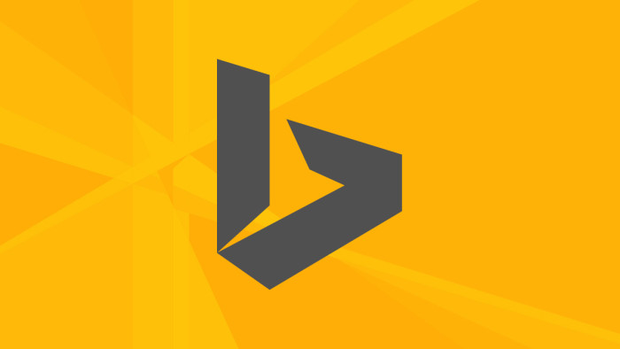 Bing.com - b letter, grey and yellow logo