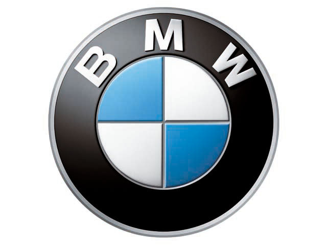 bmw logo, white