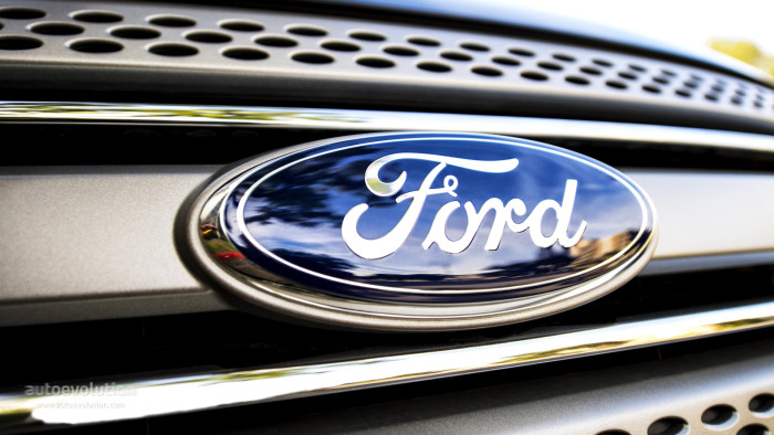 Ford logo on the car, hd wallpaper 1920x1080