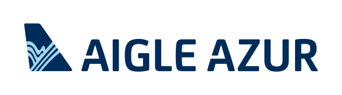 Aigle Azur logo, logotype, emblem