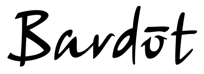 Bardot logo, logotype, emblem