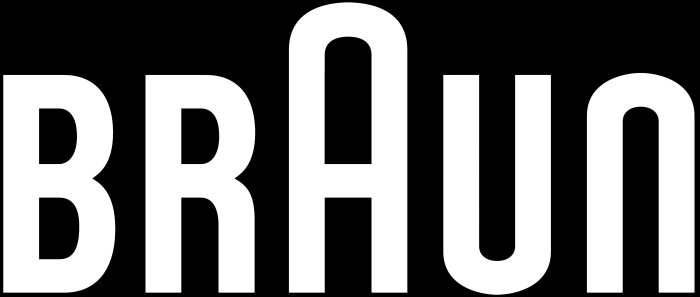 Braun logotype, black
