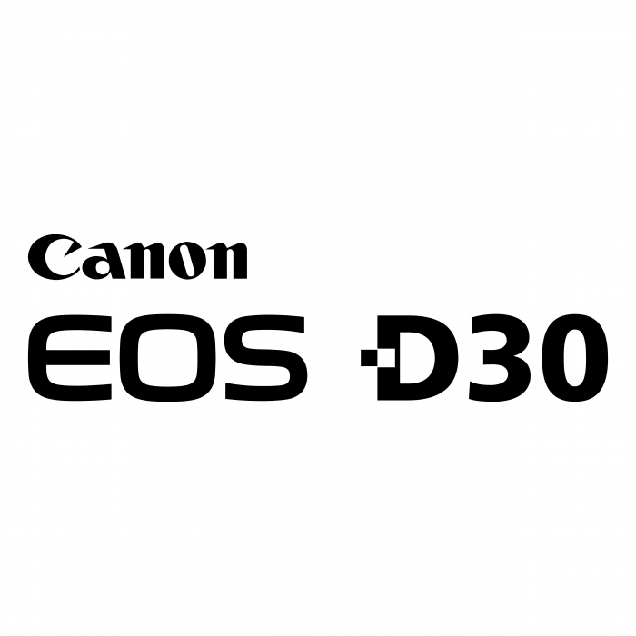 Canon EOS logo d30