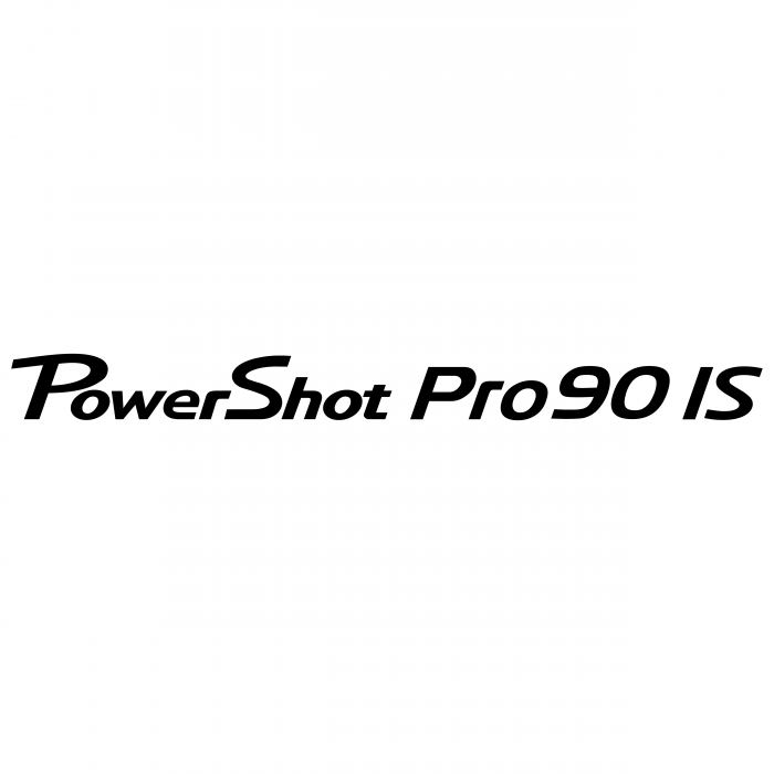 Canon PowerShot Pro90 logo is