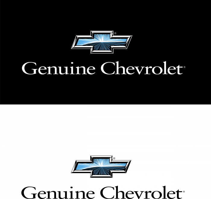 Chevrolet logo blue