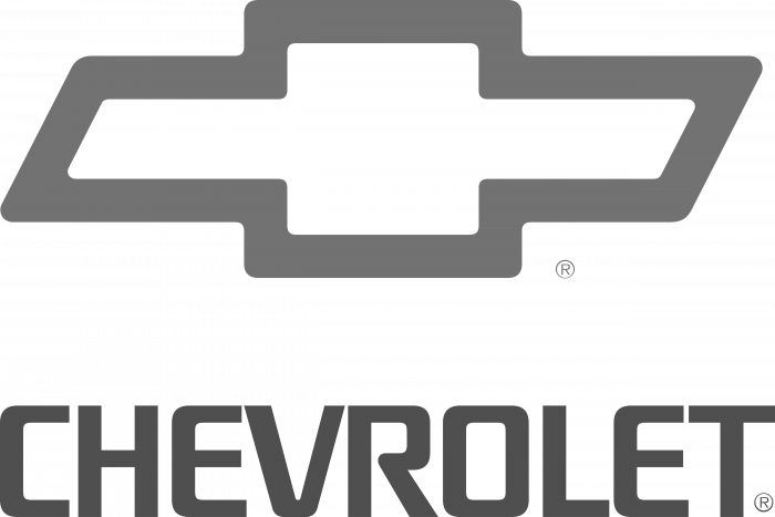 Chevrolet logo grey