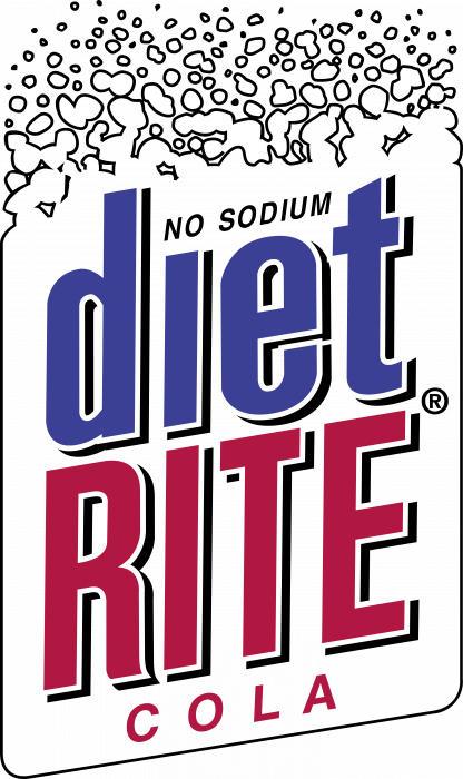 Coca Cola Diet Rite logo red