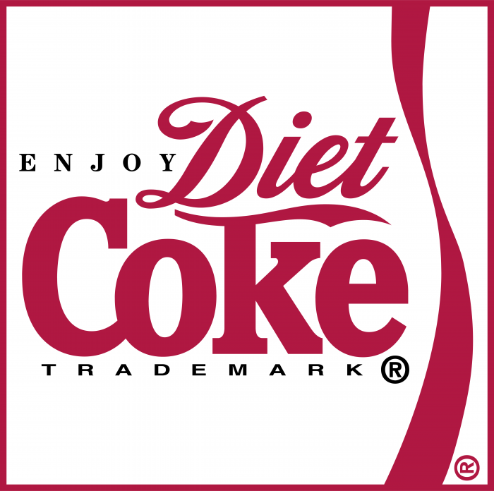 Coca Cola Diet logo red