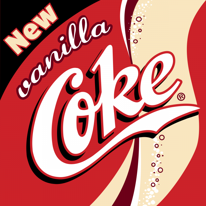 Coca Cola logo vanilla