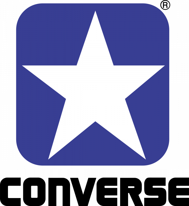Converse logo blue
