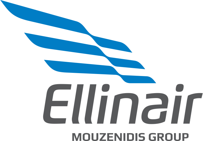Ellinair logo, logotype, emblem