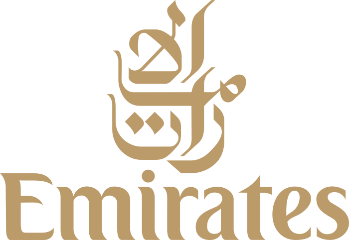 Emirates Airlines logotype, logo, emblem, 2