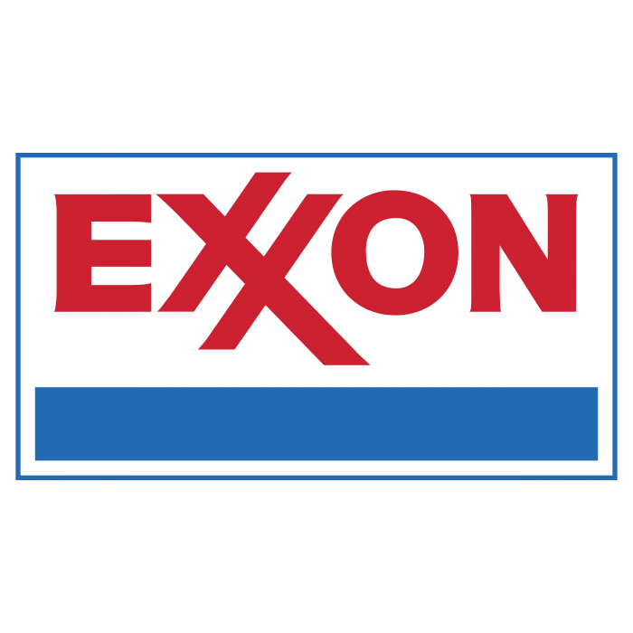 Exxon logo blue