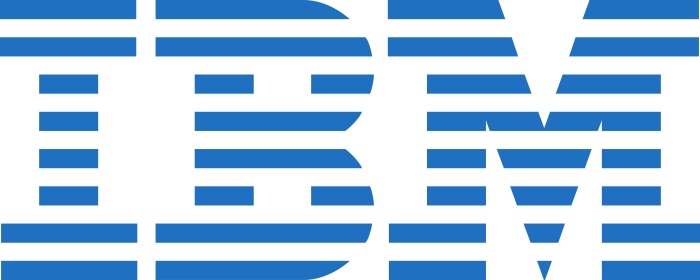 IBM logo, logotype, emblem