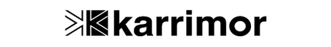 Karrimor logo, logotype, emblem, white