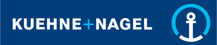 Kuehne Nagel logo - blue background