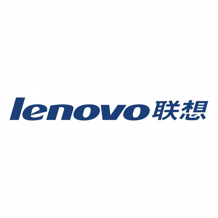 Lenovo logo blue