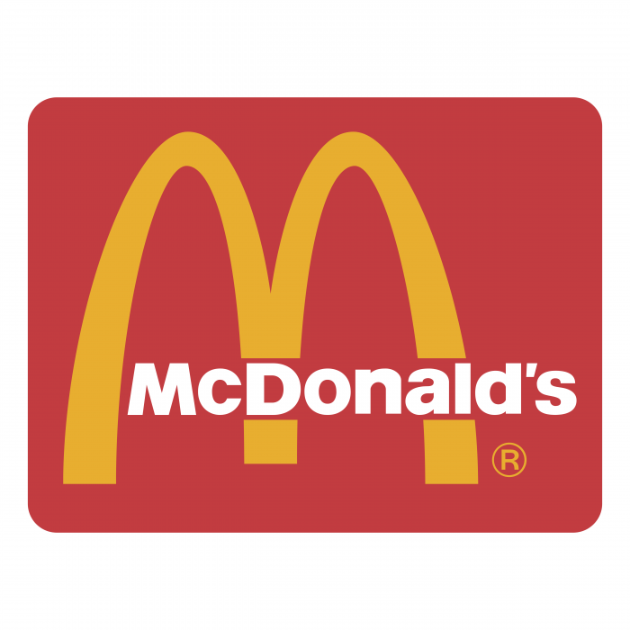 McDonald's logo red r