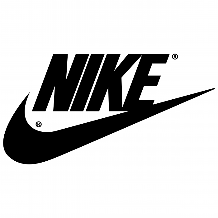 Nike logo black