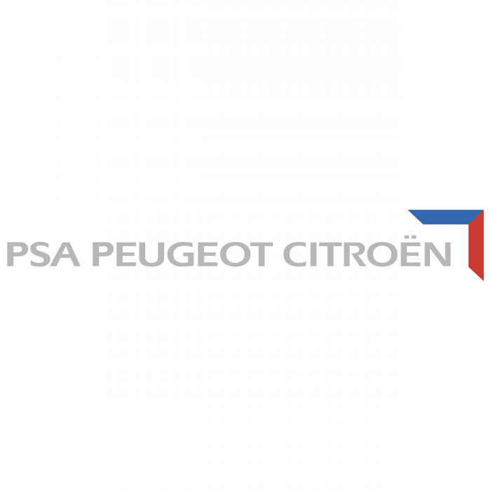 PSA Peugeot Citroen logo grey