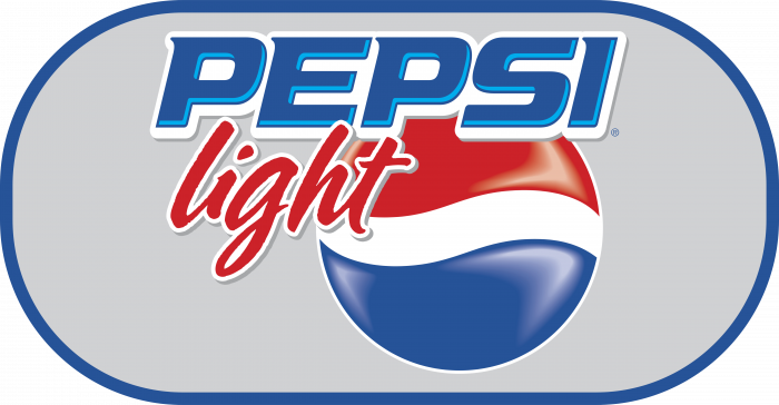 Pepsi Light logo oval grey