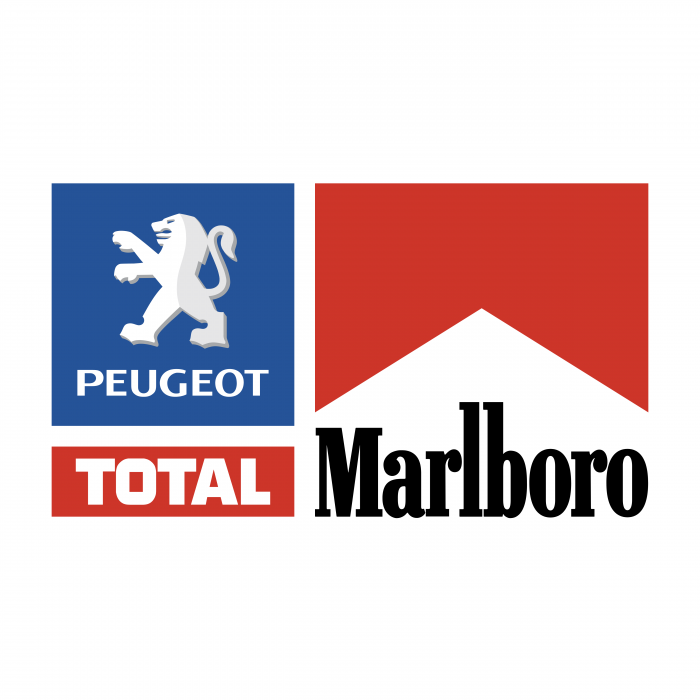 Peugeot Total Marlboro logo team