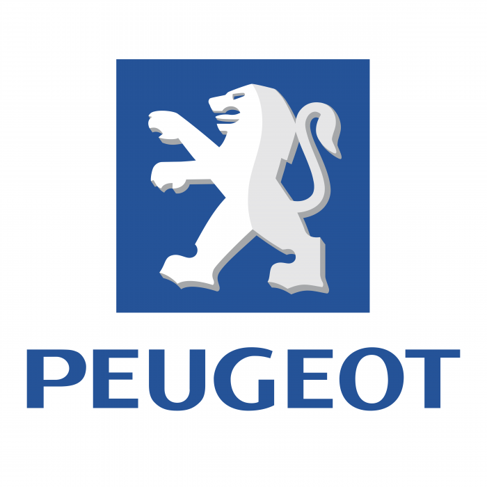 Peugeot logo white