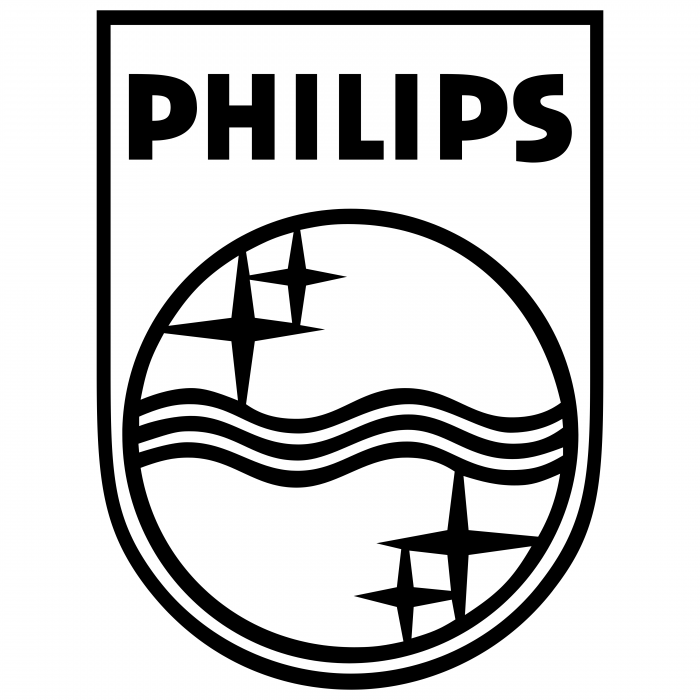 Philips logo black